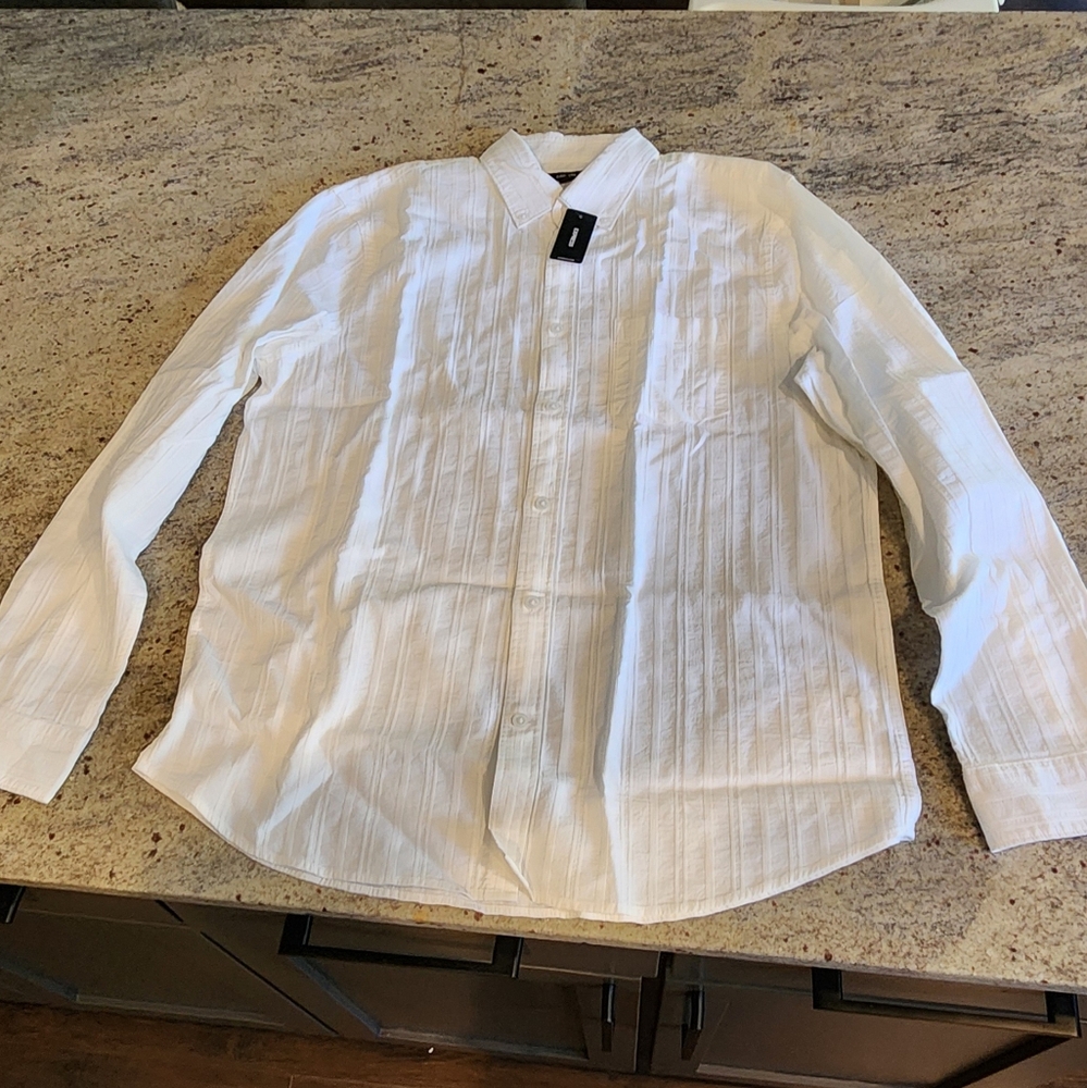 Express White Button Down Shirt